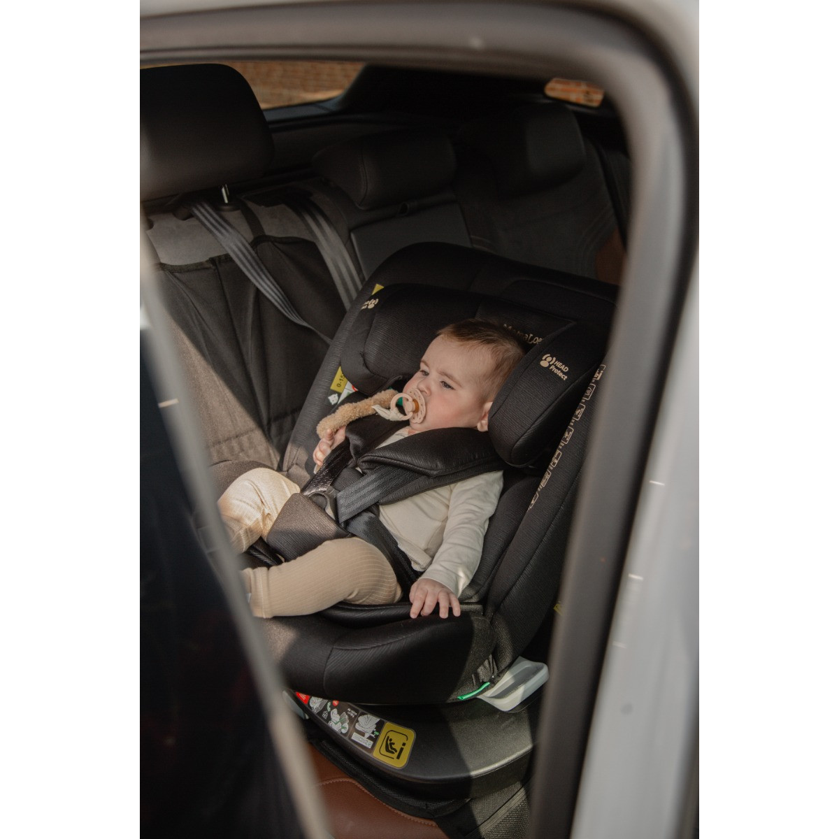 MamaLoes Sef Zwart 40-150 cm 360° i-Size Autostoel