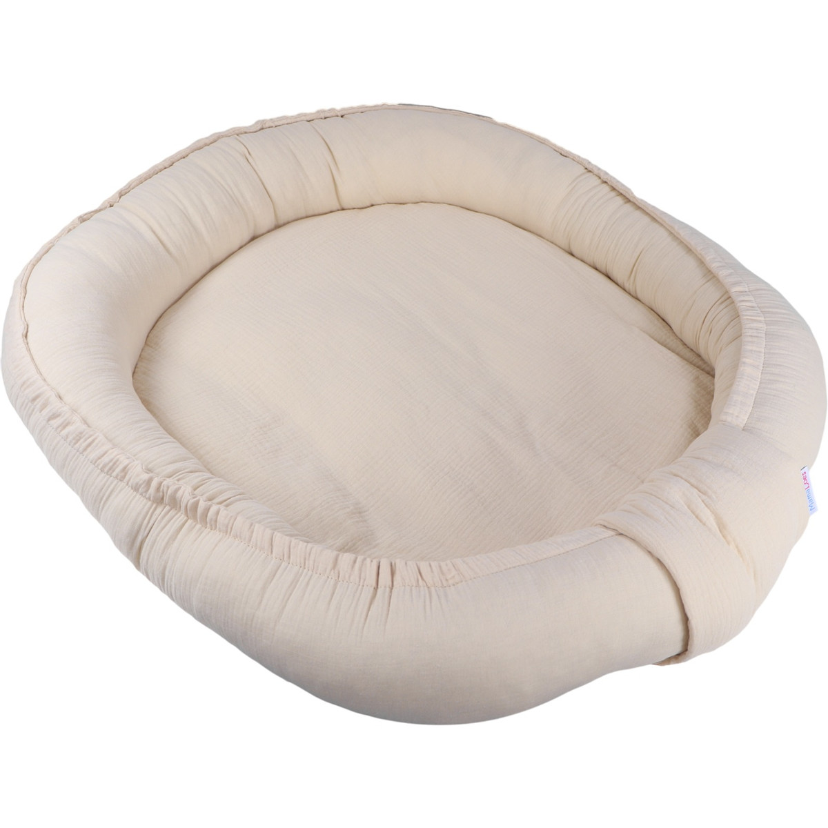 MamaLoes Soft Cotton Ecru Tweeling Babynest