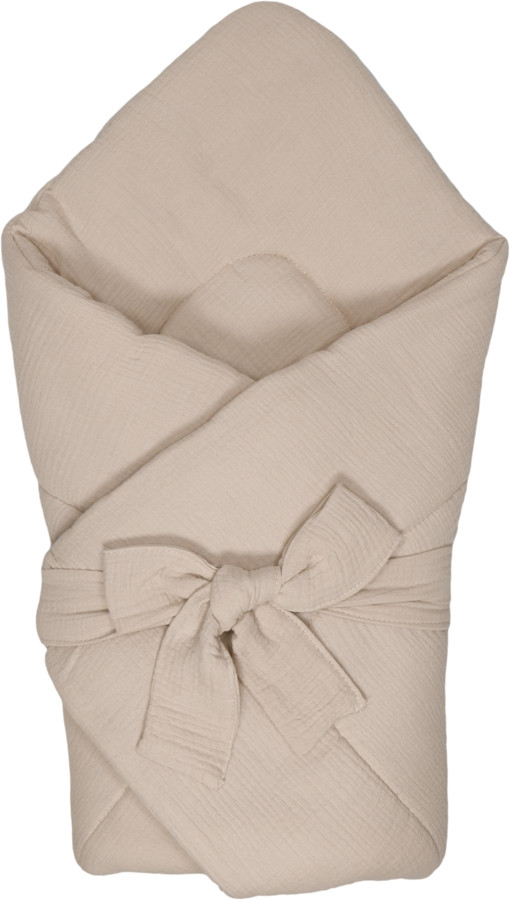 MamaLoes Soft Cotton Ecru Wikkeldeken