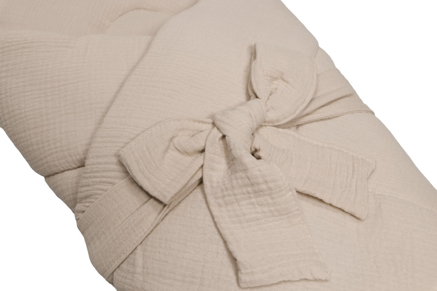 MamaLoes Soft Cotton Ecru Wikkeldeken