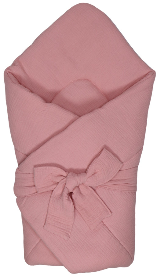 MamaLoes Soft Cotton Licht Roze Wikkeldeken
