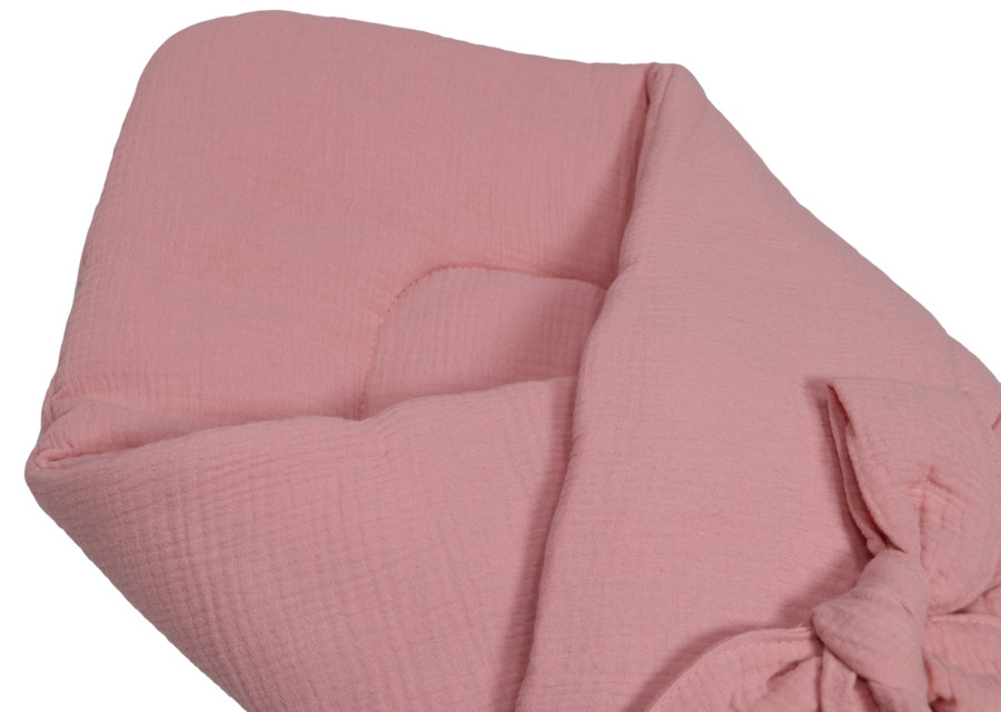 MamaLoes Soft Cotton Licht Roze Wikkeldeken