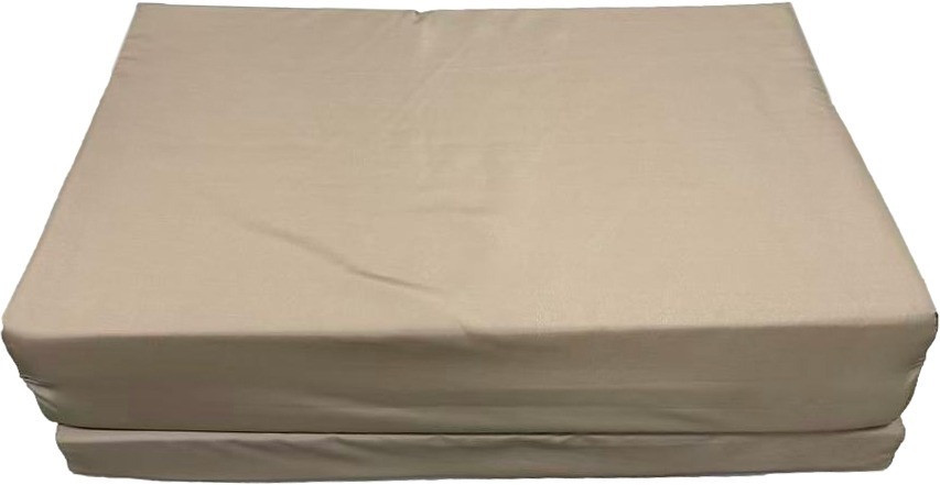 MamaLoes Soof Beige Campingbed + Opvouwbaar Matras in Tas