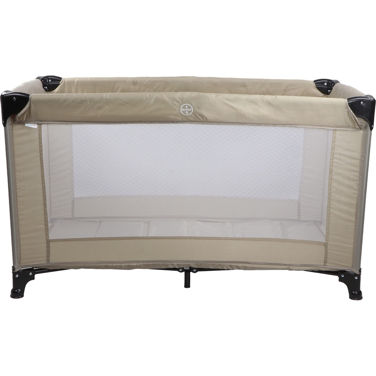 MamaLoes Soof Beige Campingbed + Opvouwbaar Matras in Tas