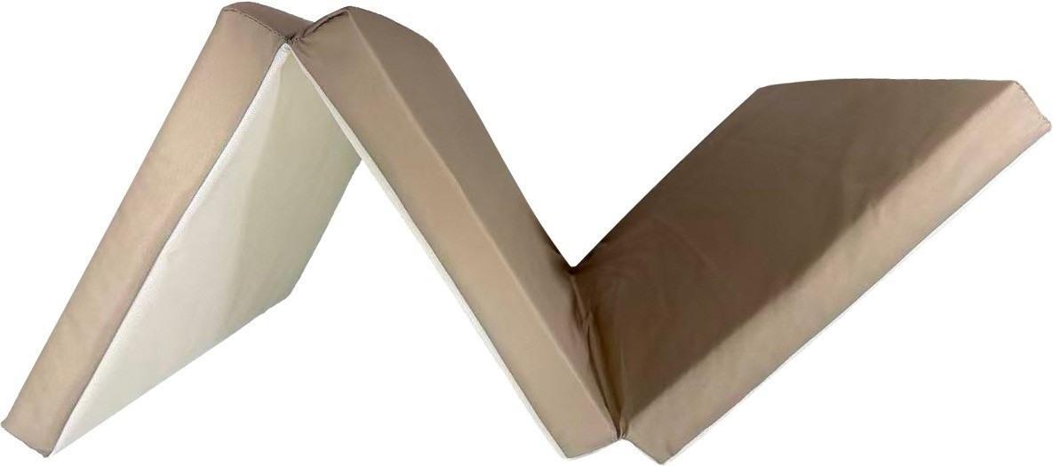MamaLoes Soof Beige Campingbed + Opvouwbaar Matras in Tas