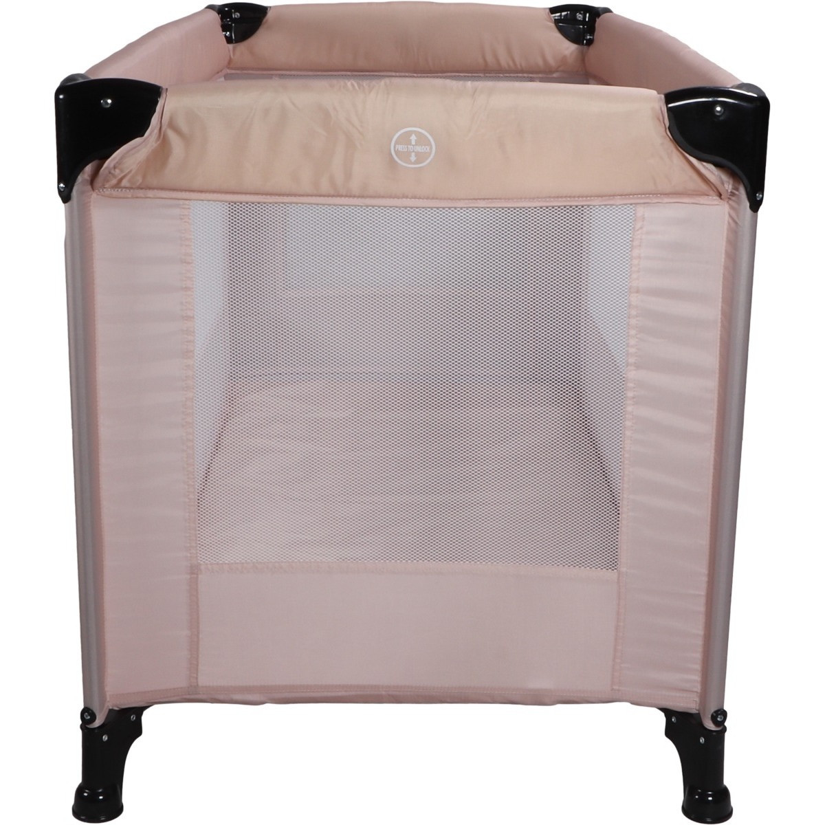 MamaLoes Soof Roze Campingbed + Opvouwbaar Matras in Tas