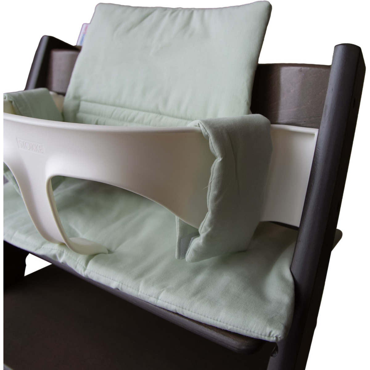 MamaLoes Stone Green Meegroei Stoelverkleiner