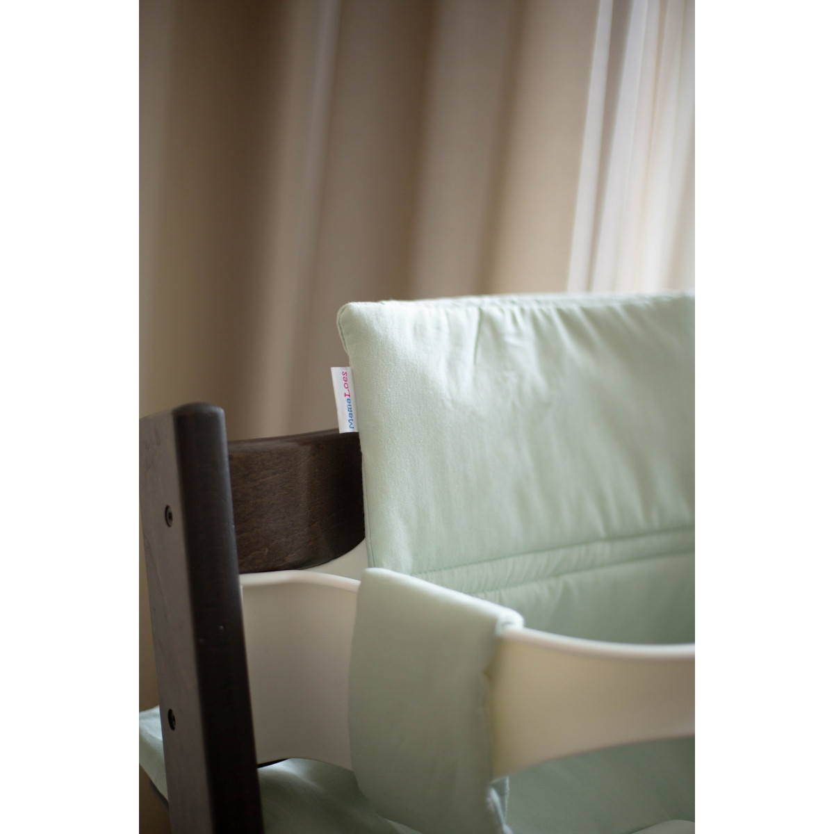 MamaLoes Stone Green Meegroei Stoelverkleiner