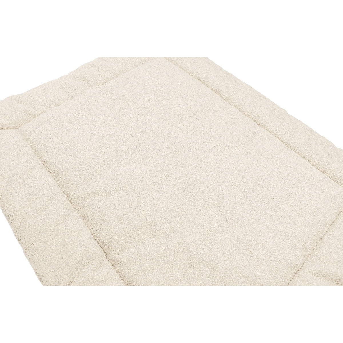 MamaLoes Teddy Boucle Naturel 80 x 100 cm Omkeerbaar Boxkleed