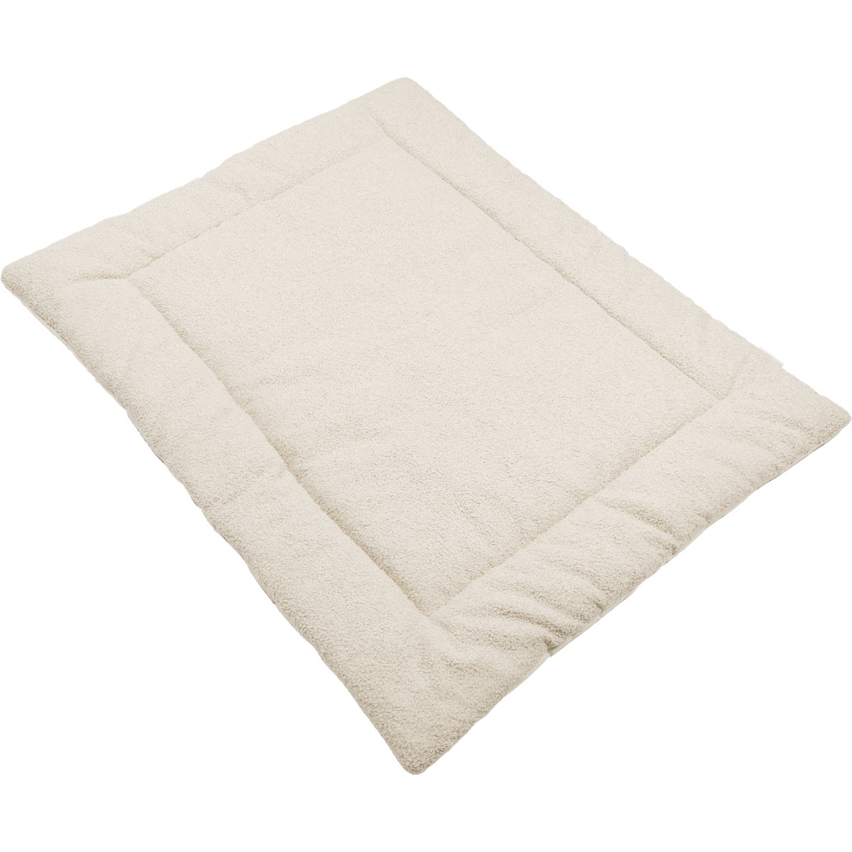 MamaLoes Teddy Boucle Naturel 80 x 100 cm Omkeerbaar Boxkleed