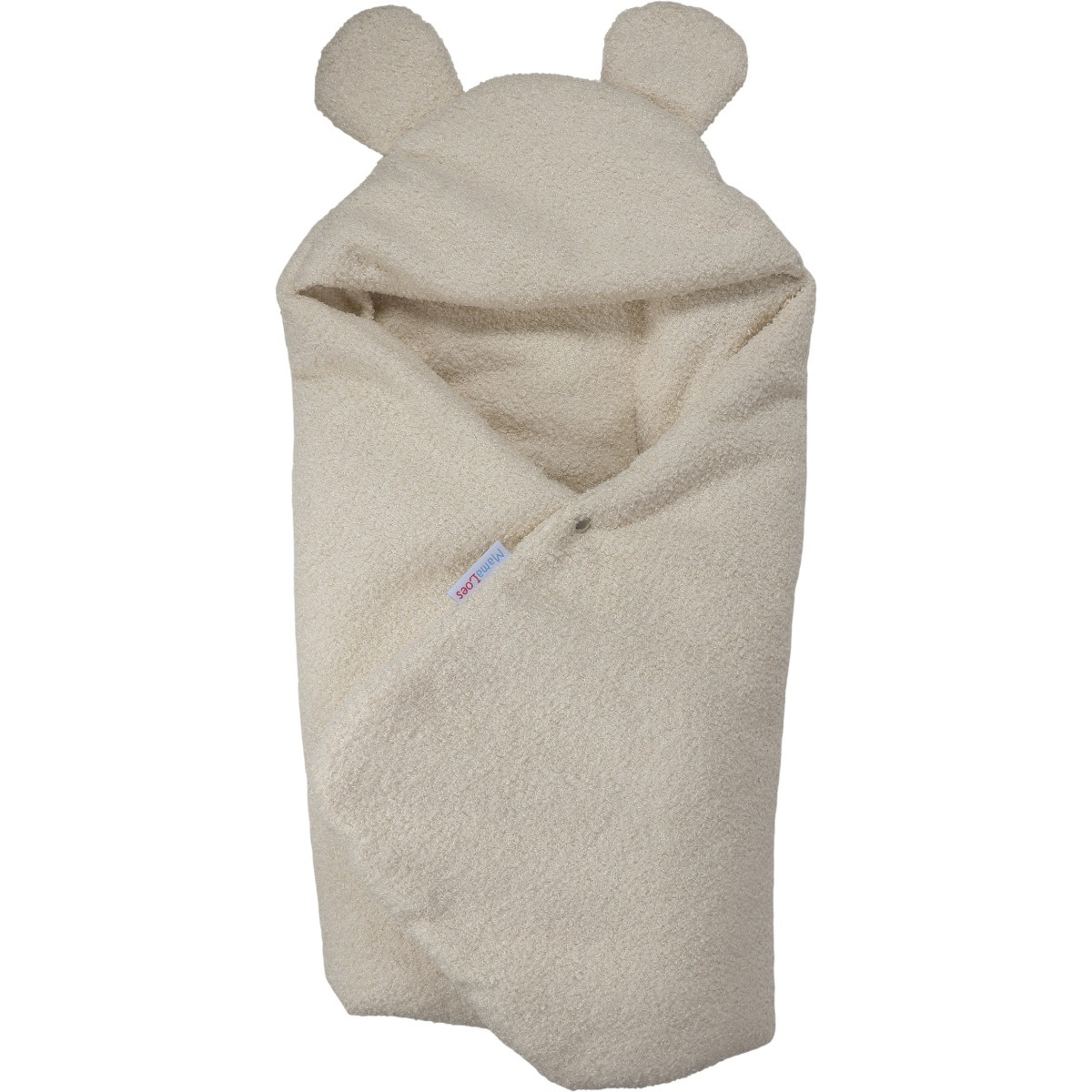 MamaLoes Teddy Boucle Naturel Multifunctioneel Wikkeldeken