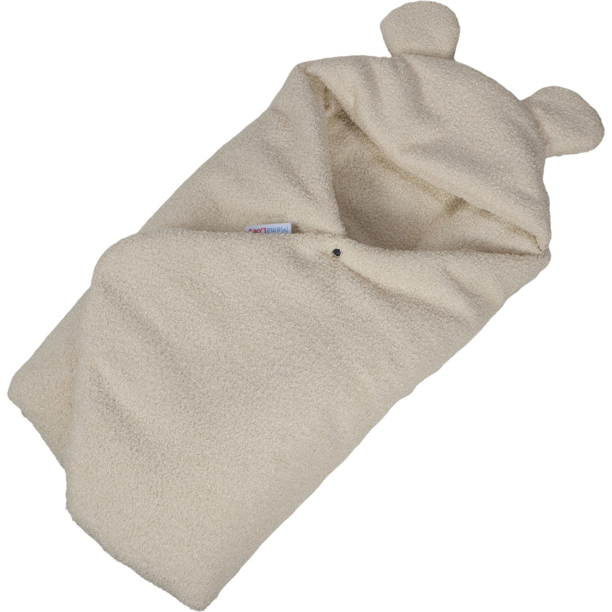 MamaLoes Teddy Boucle Naturel Multifunctioneel Wikkeldeken