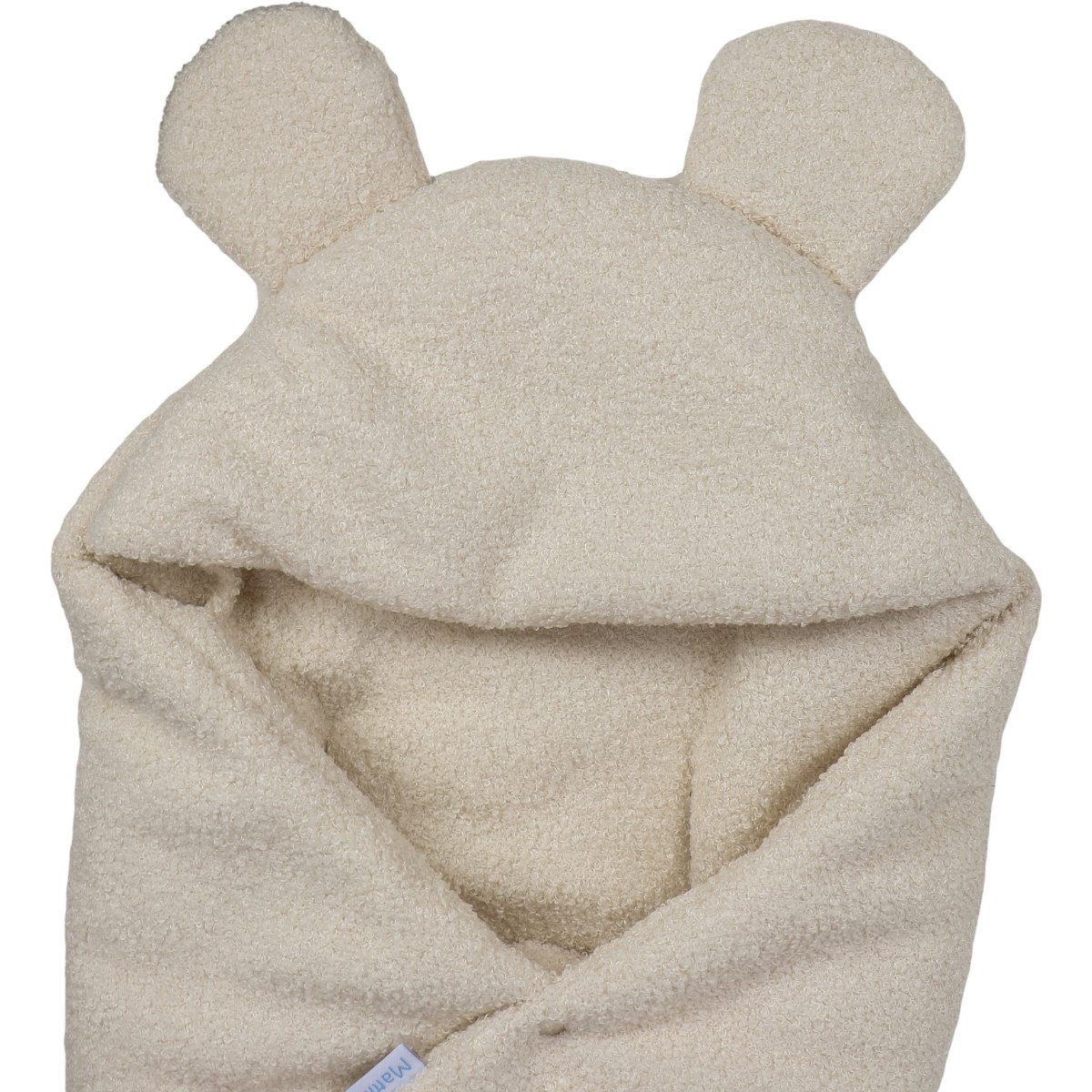 MamaLoes Teddy Boucle Naturel Multifunctioneel Wikkeldeken