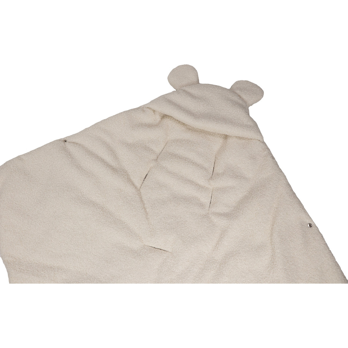 MamaLoes Teddy Boucle Naturel Multifunctioneel Wikkeldeken