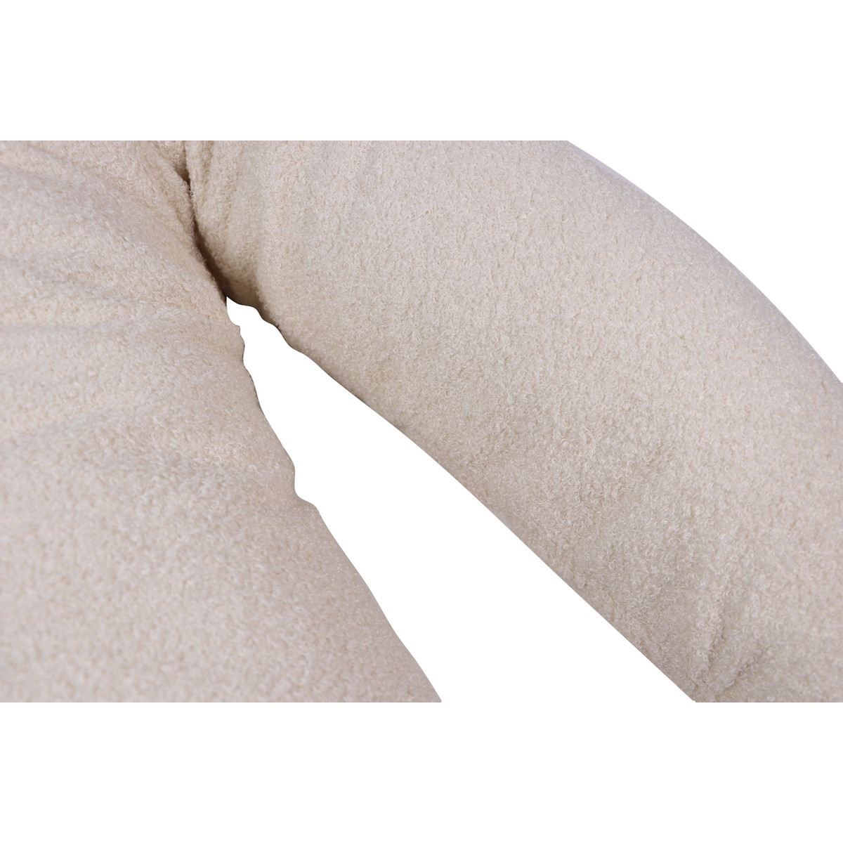 MamaLoes Teddy Boucle Naturel Voedingskussen