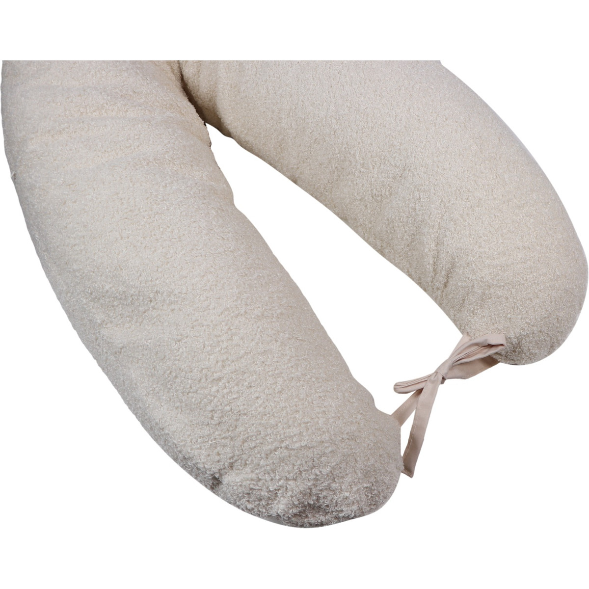 MamaLoes Teddy Boucle Naturel Voedingskussen