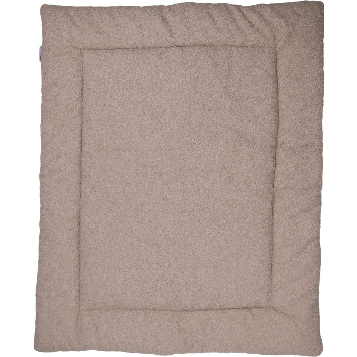 MamaLoes Teddy Boucle Nougat 80 x 100 cm Omkeerbaar Boxkleed