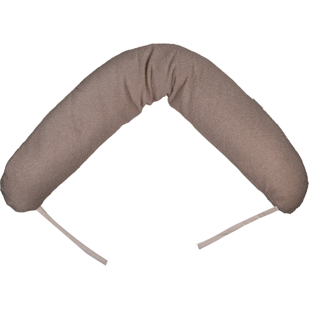 MamaLoes Teddy Boucle Nougat Voedingskussen