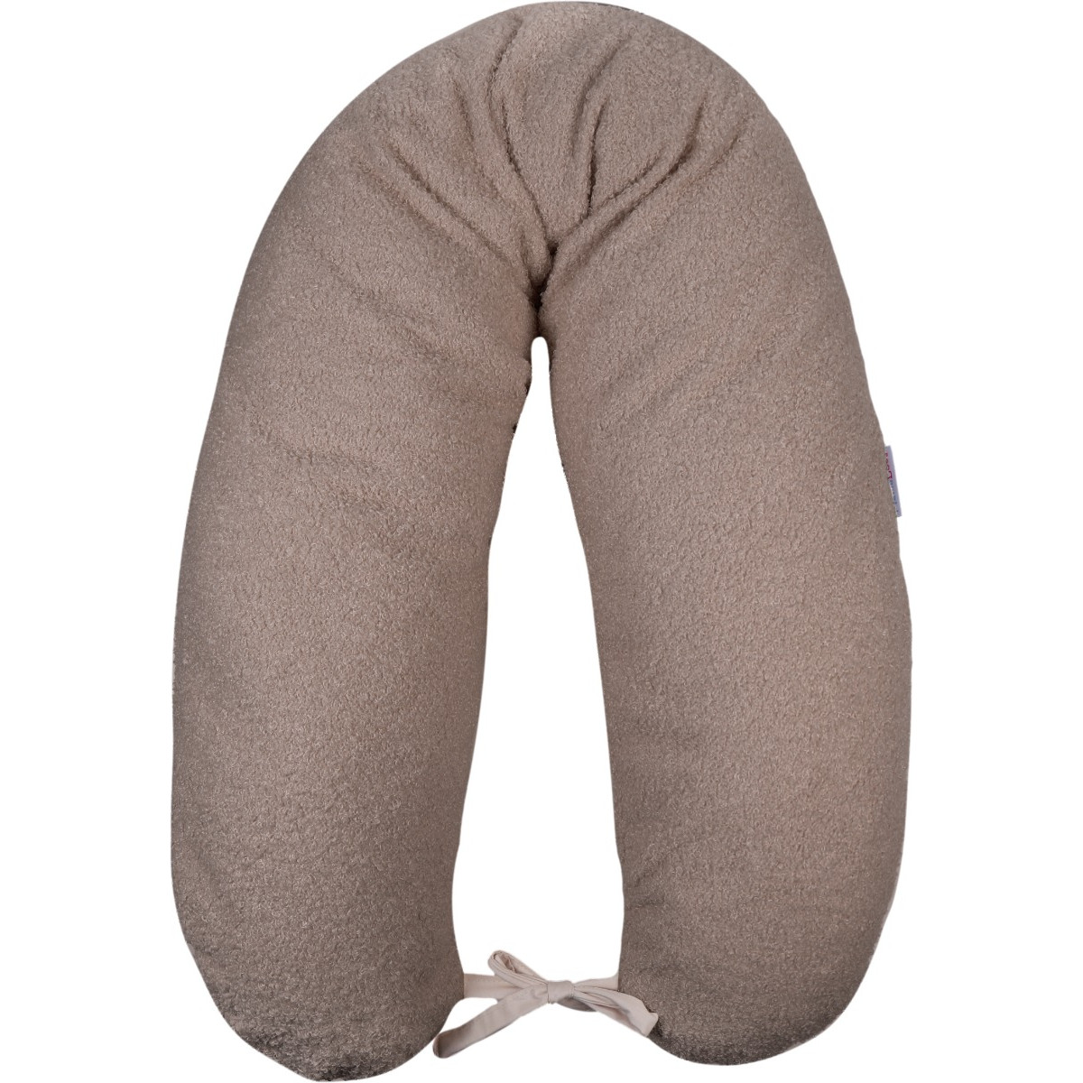 MamaLoes Teddy Boucle Nougat Voedingskussen