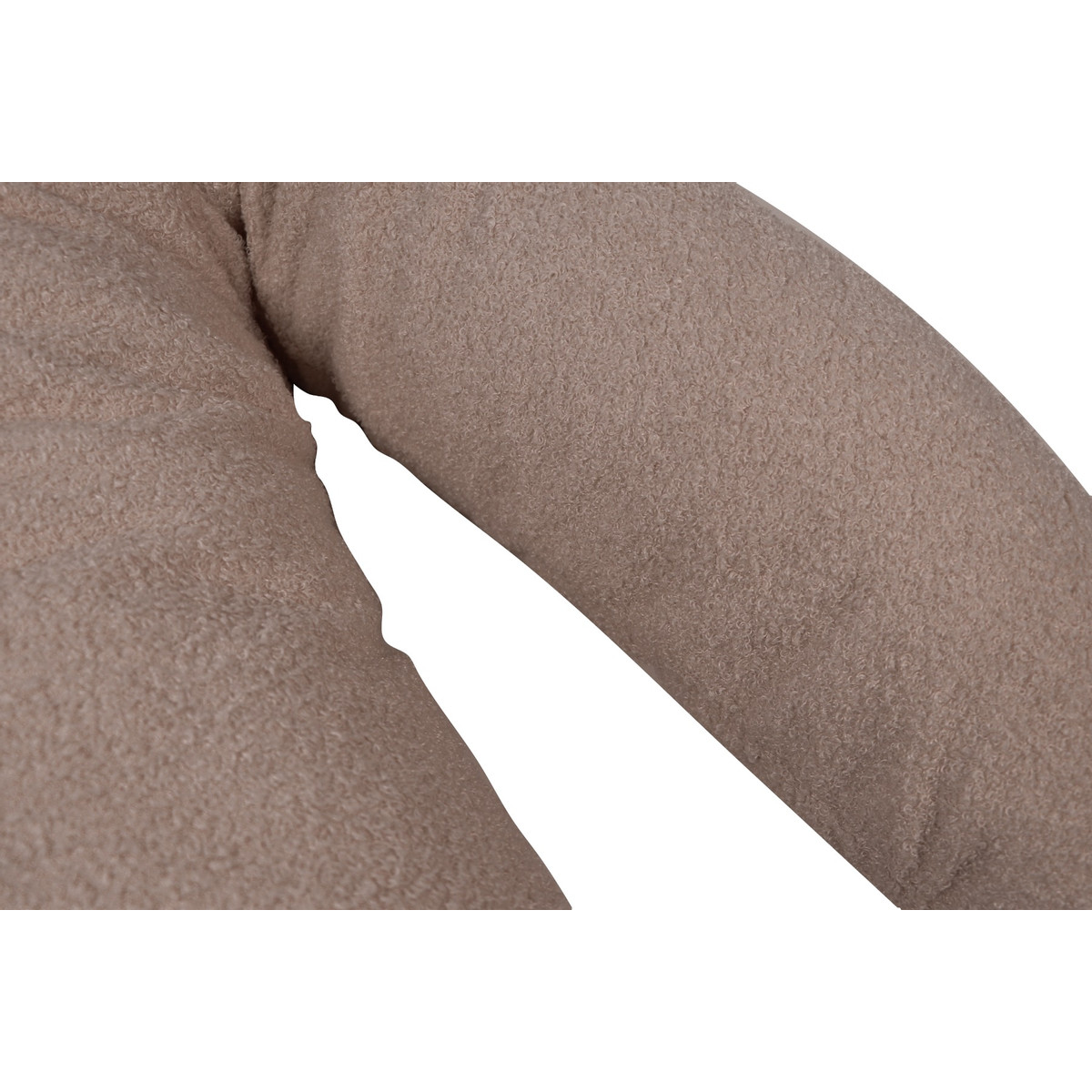 MamaLoes Teddy Boucle Nougat Voedingskussen