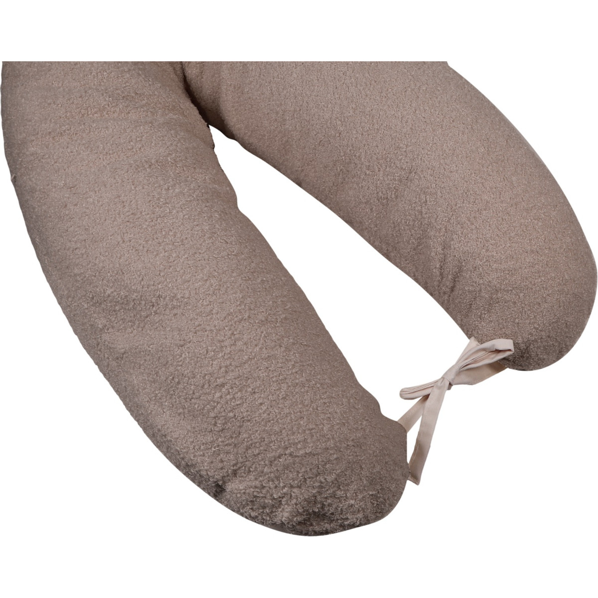 MamaLoes Teddy Boucle Nougat Voedingskussen