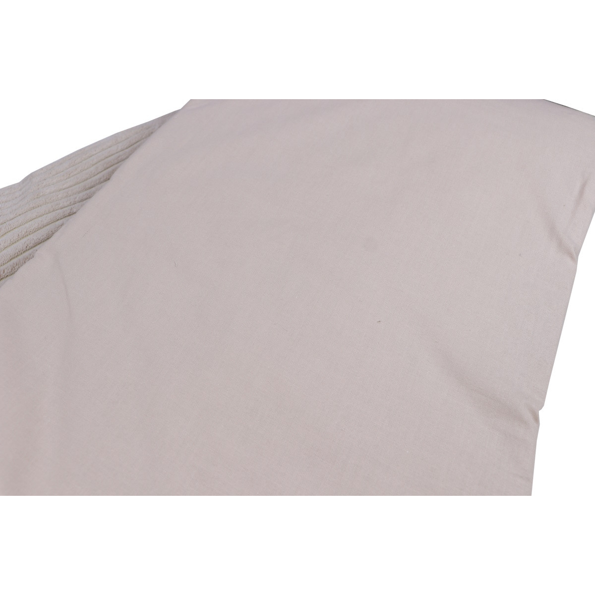 MamaLoes Velours Rib Beige 30 x 180 cm Bedbumper