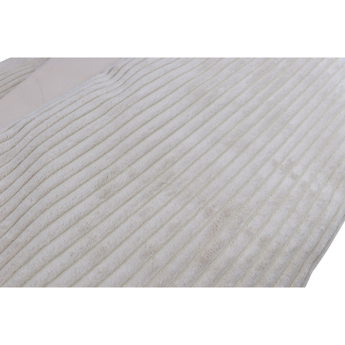 MamaLoes Velours Rib Beige 30 x 180 cm Bedbumper