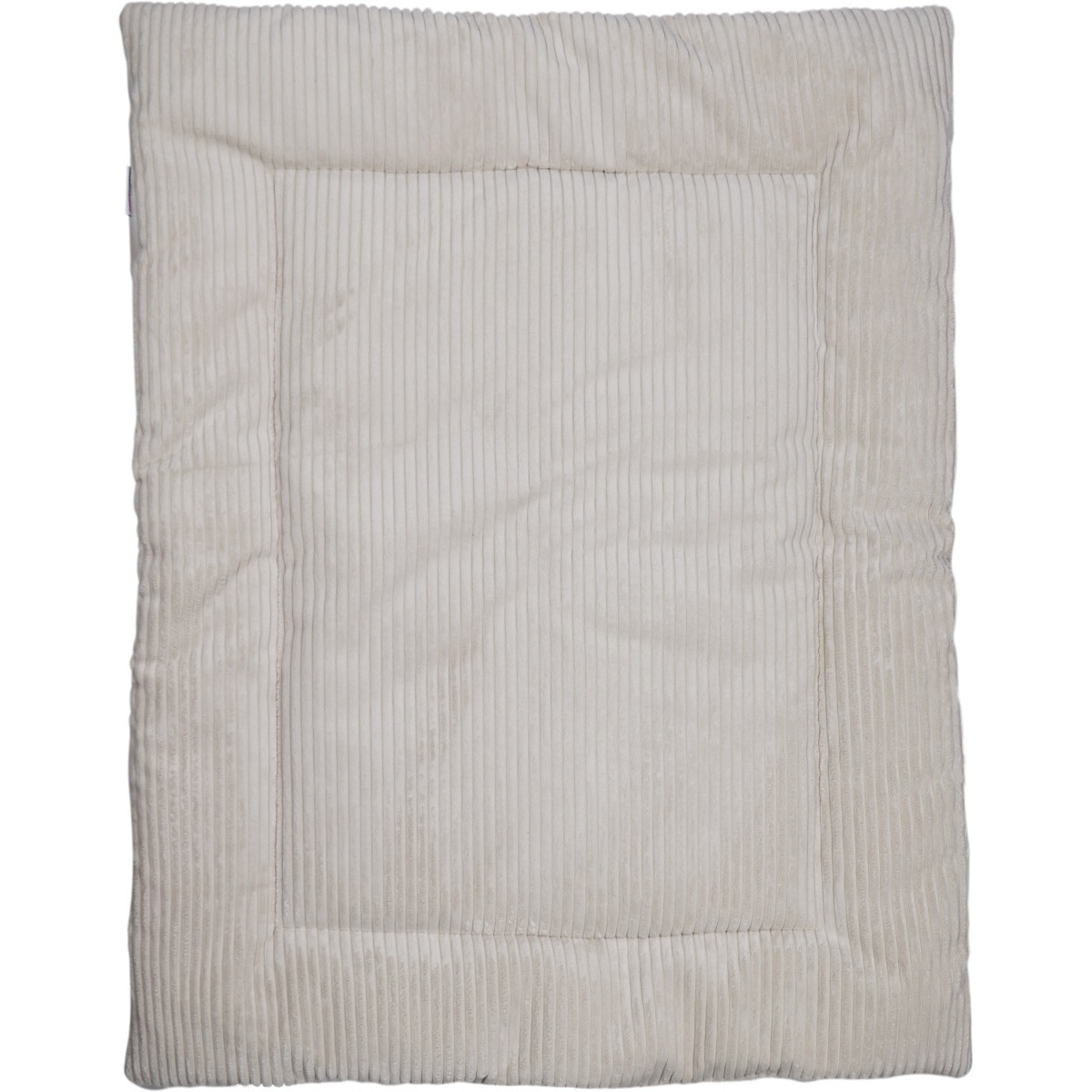 MamaLoes Velours Rib Beige 80 x 100 cm Omkeerbaar Boxkleed