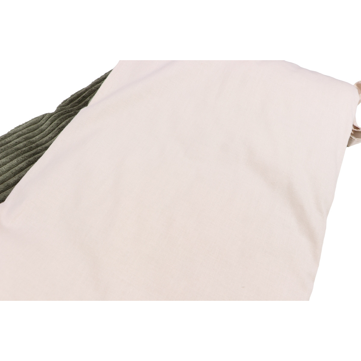 MamaLoes Velours Rib Groen 30 x 180 cm Bedbumper