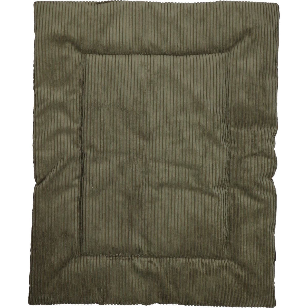 MamaLoes Velours Rib Groen 80 x 100 cm Omkeerbaar Boxkleed