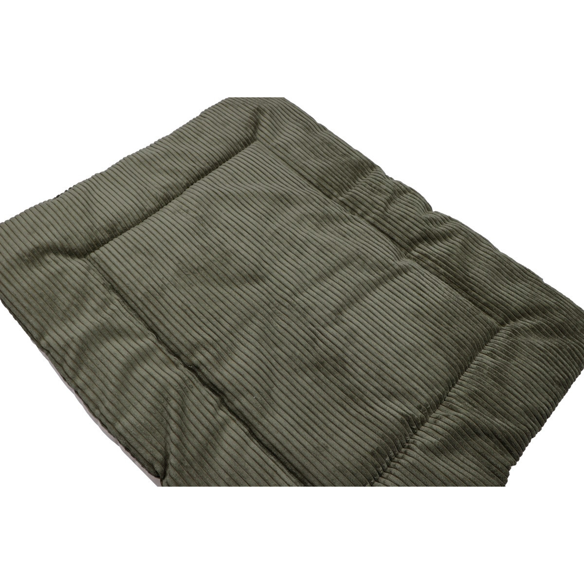 MamaLoes Velours Rib Groen 80 x 100 cm Omkeerbaar Boxkleed