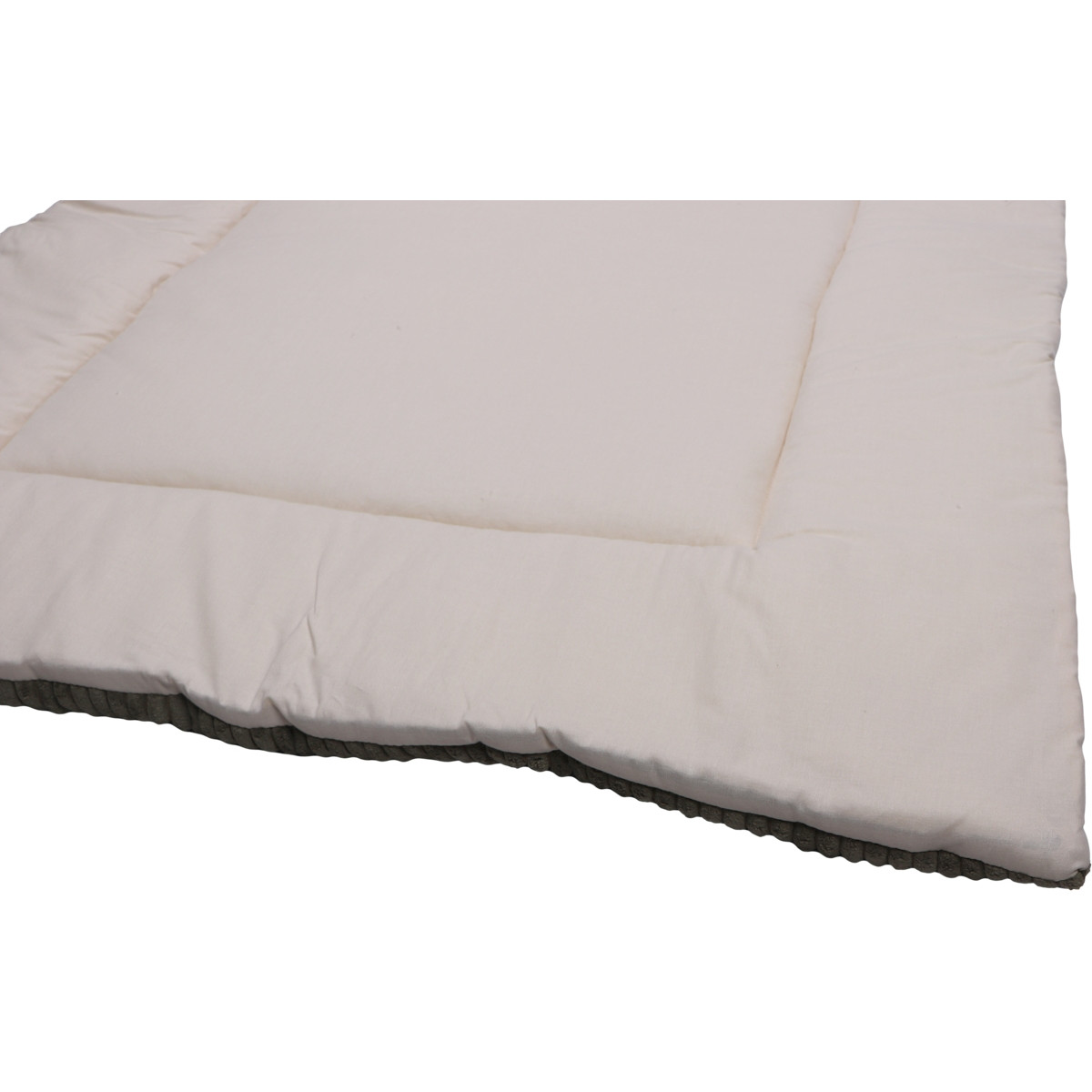 MamaLoes Velours Rib Groen 80 x 100 cm Omkeerbaar Boxkleed