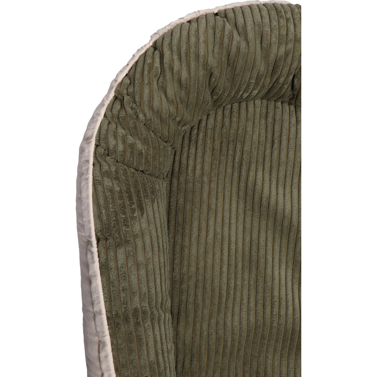 MamaLoes Velours Rib Groen Omkeerbaar Babynest