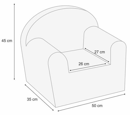 Albero Mio Velvet Navy Kinderfauteuil