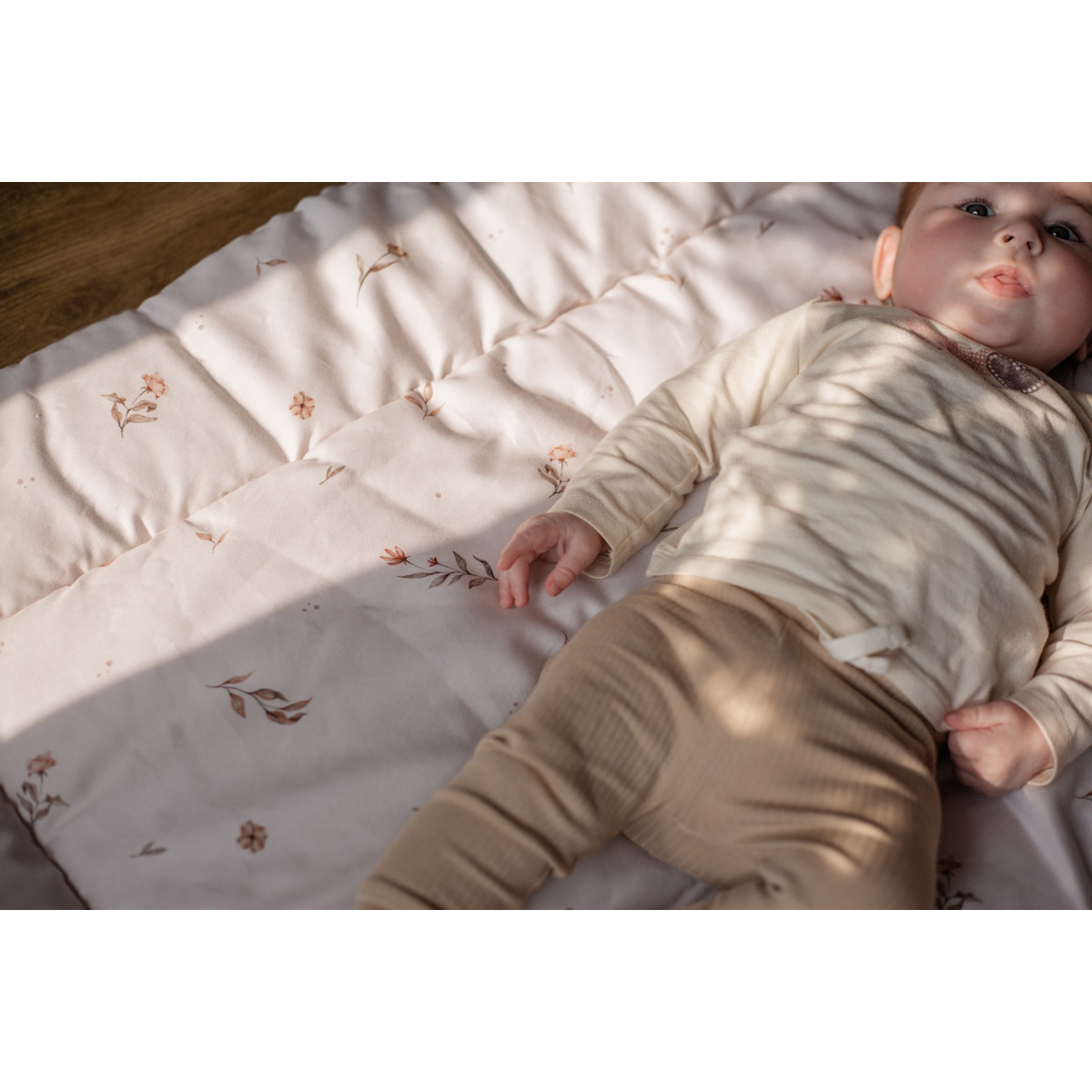 MamaLoes Vintage Bloemen 80 x 100 cm Omkeerbaar Boxkleed