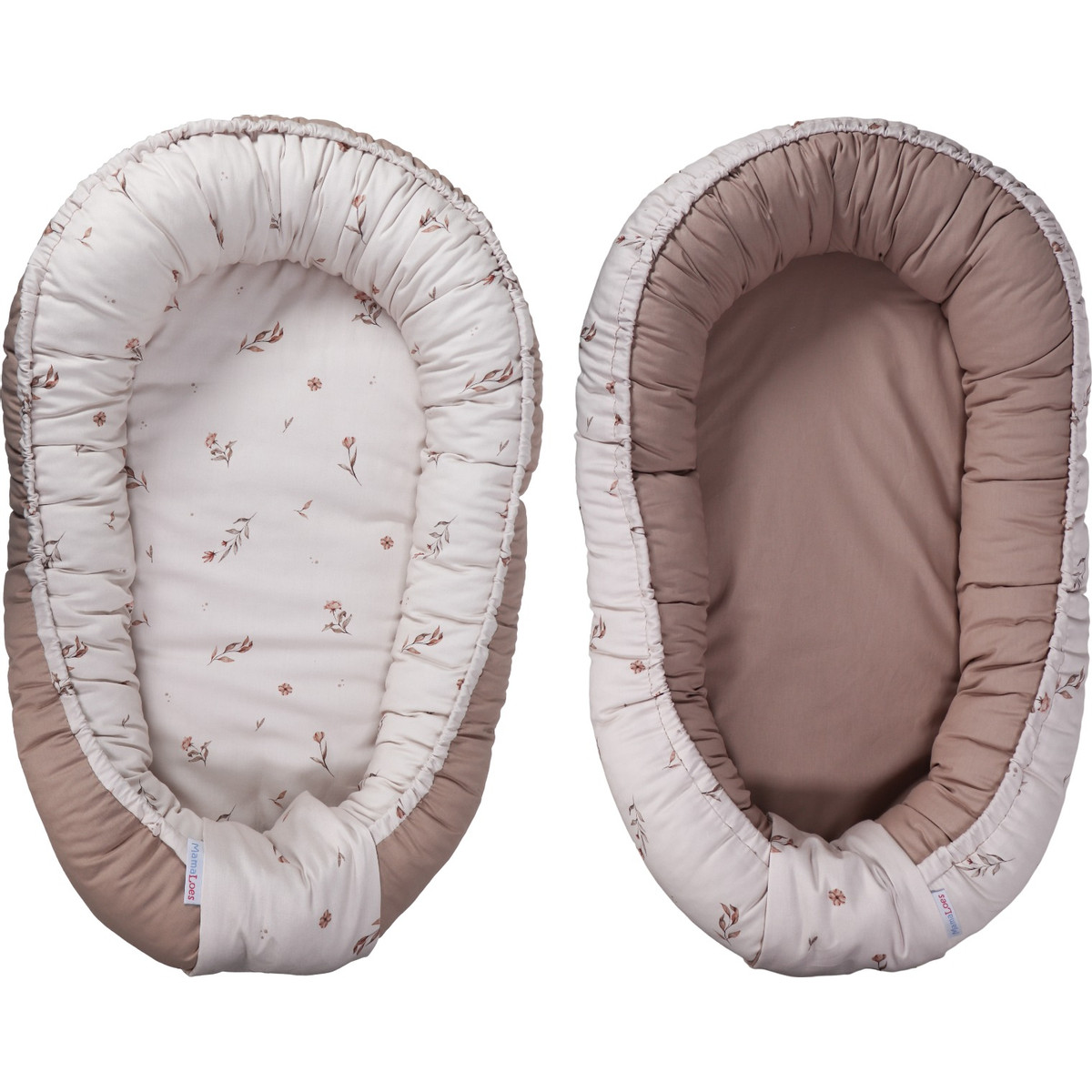 MamaLoes Vintage Bloemen Omkeerbaar Babynest
