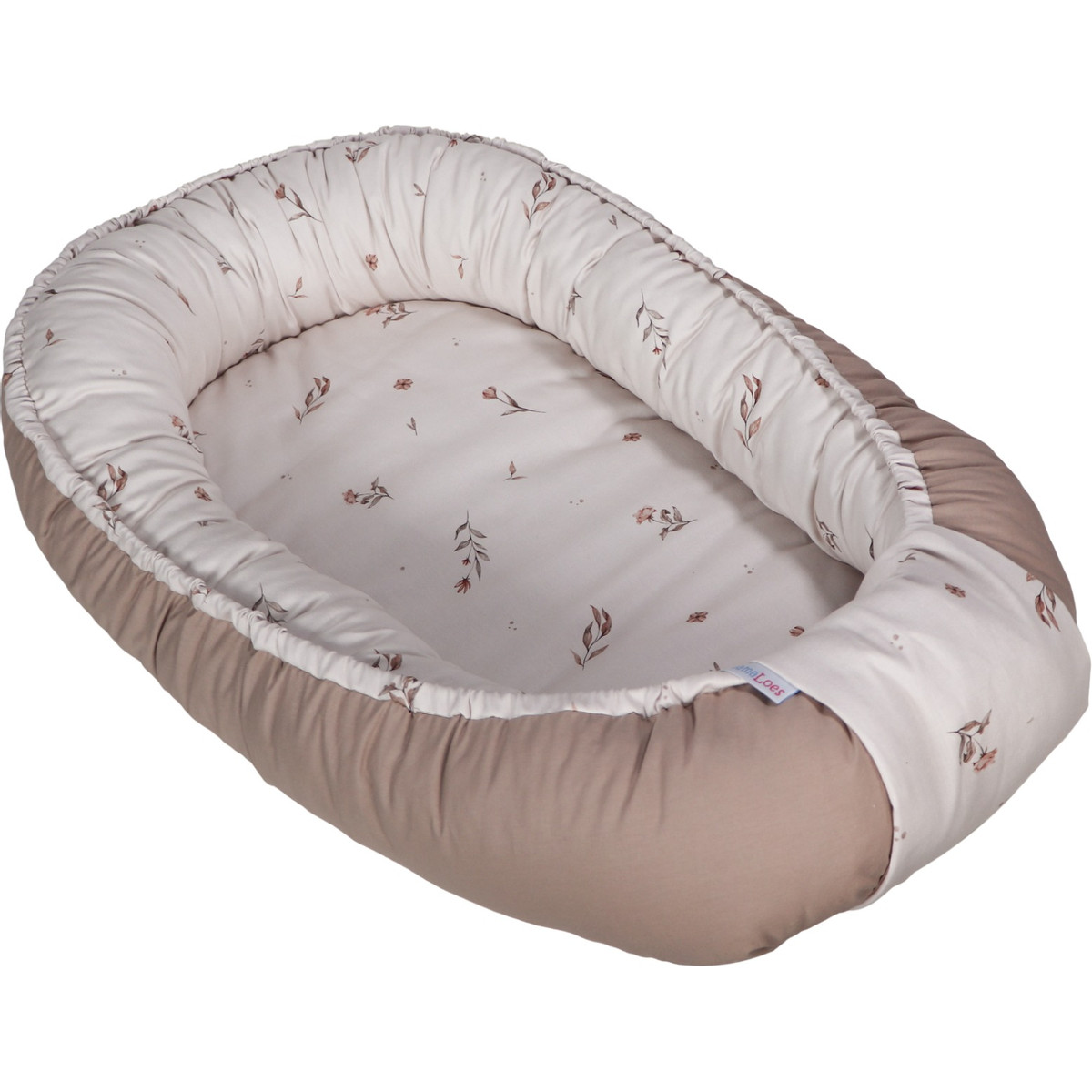 MamaLoes Vintage Bloemen Omkeerbaar Babynest