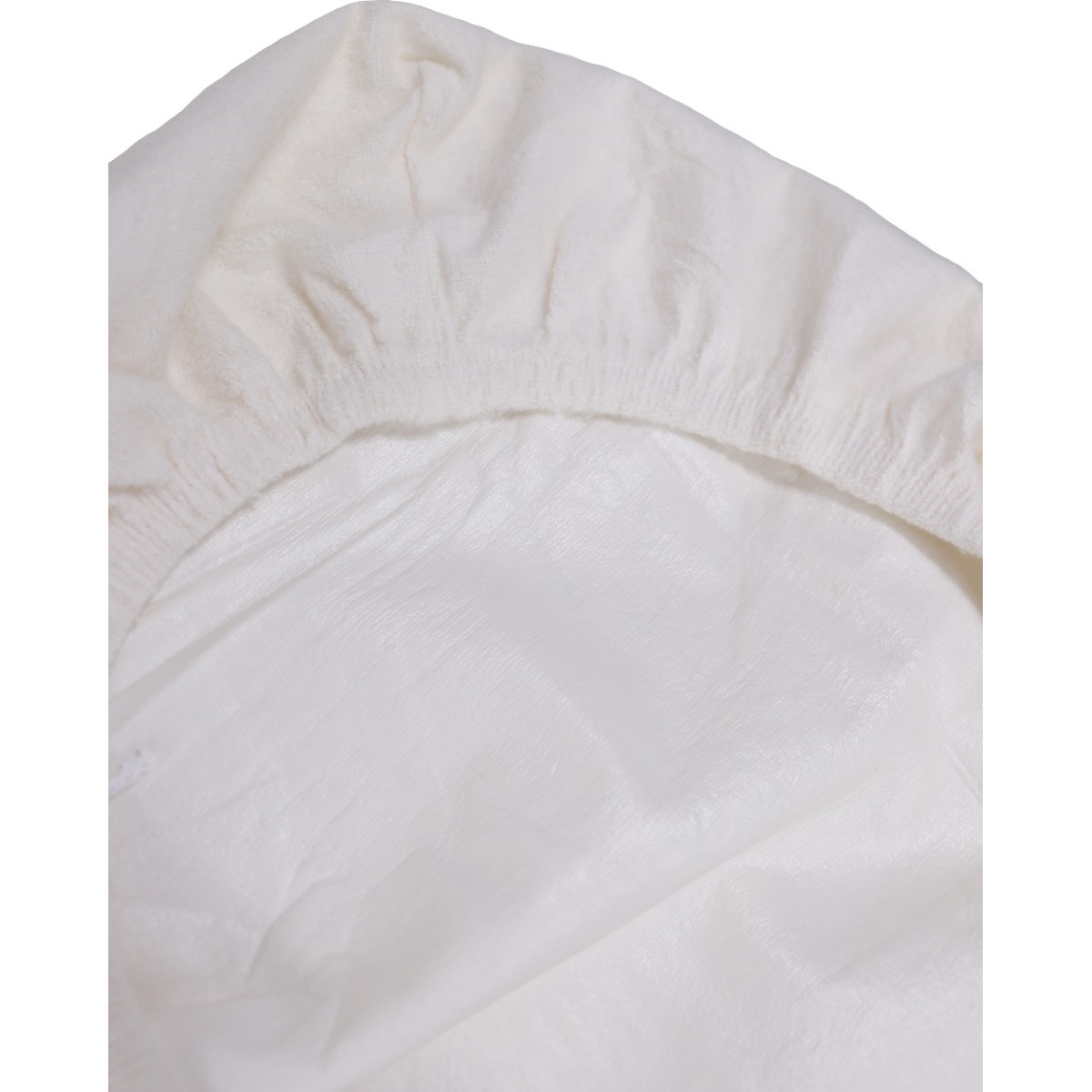 MamaLoes Wit Molton 60 x 120 cm Waterproof Matrasbeschermer