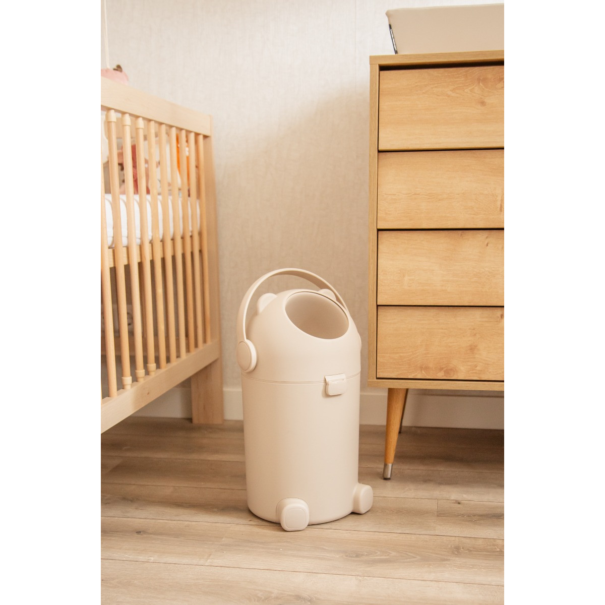 MamaLoes Zand Beige Beer Luieremmer