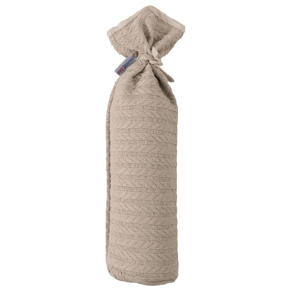 MamaLoes Zand Knitted Kruikenzak
