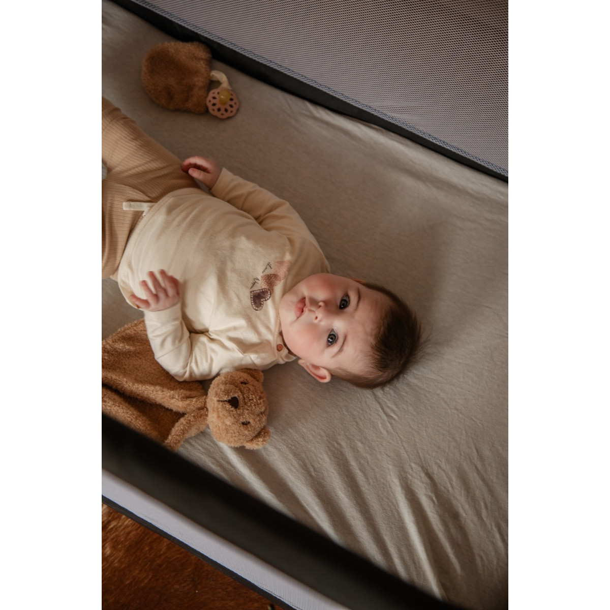 MamaLoes Soof Zwart Campingbed