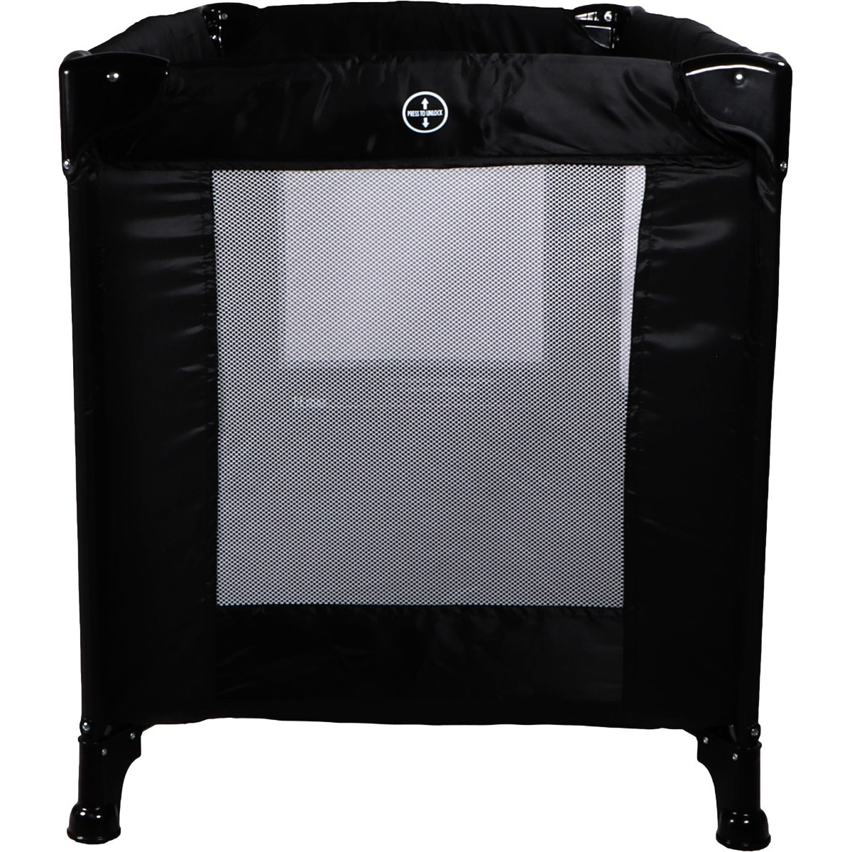 MamaLoes Soof Zwart Campingbed