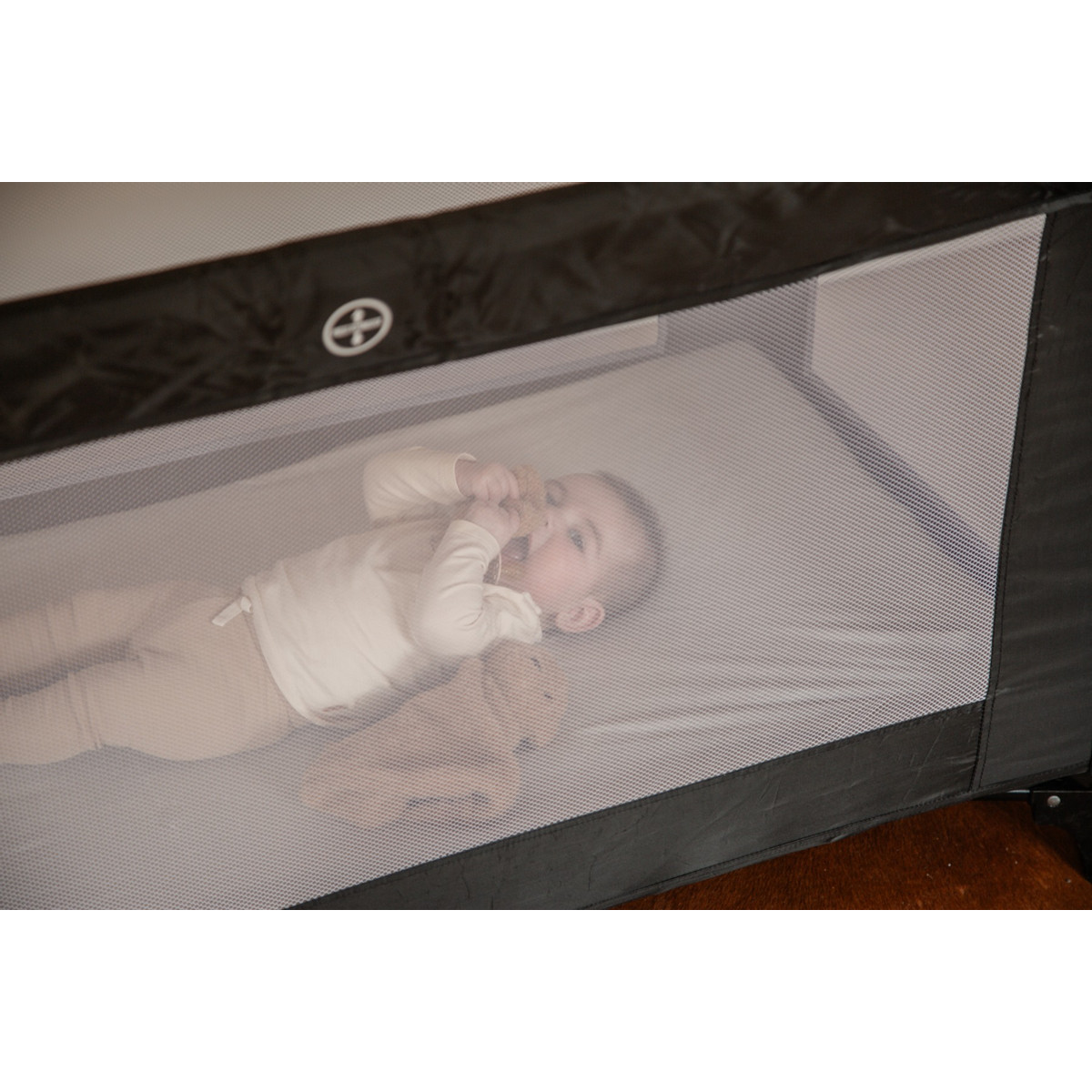 MamaLoes Soof Zwart Campingbed