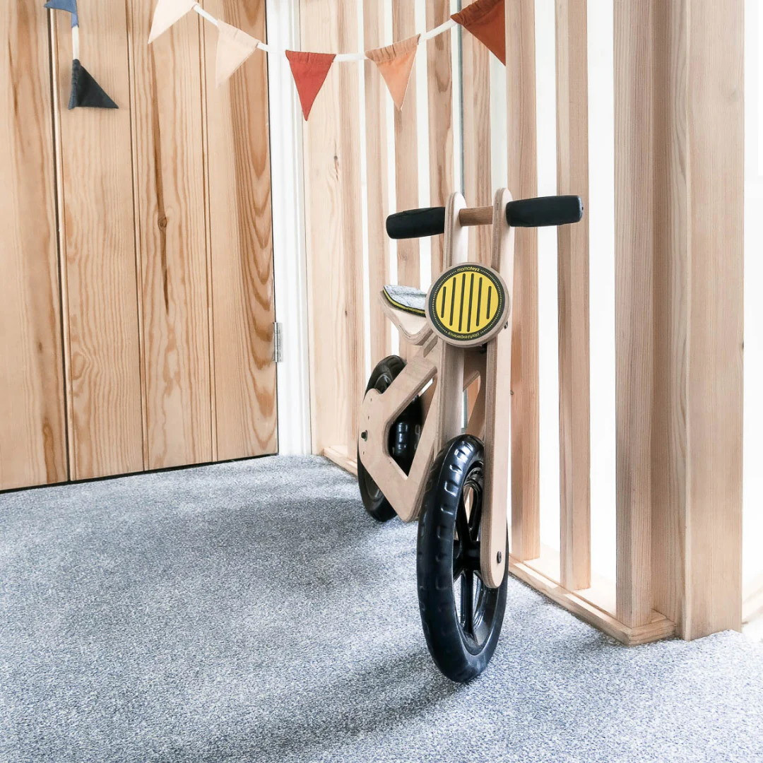 Mamatoyz Balance Bike Rood Houten Loopfiets