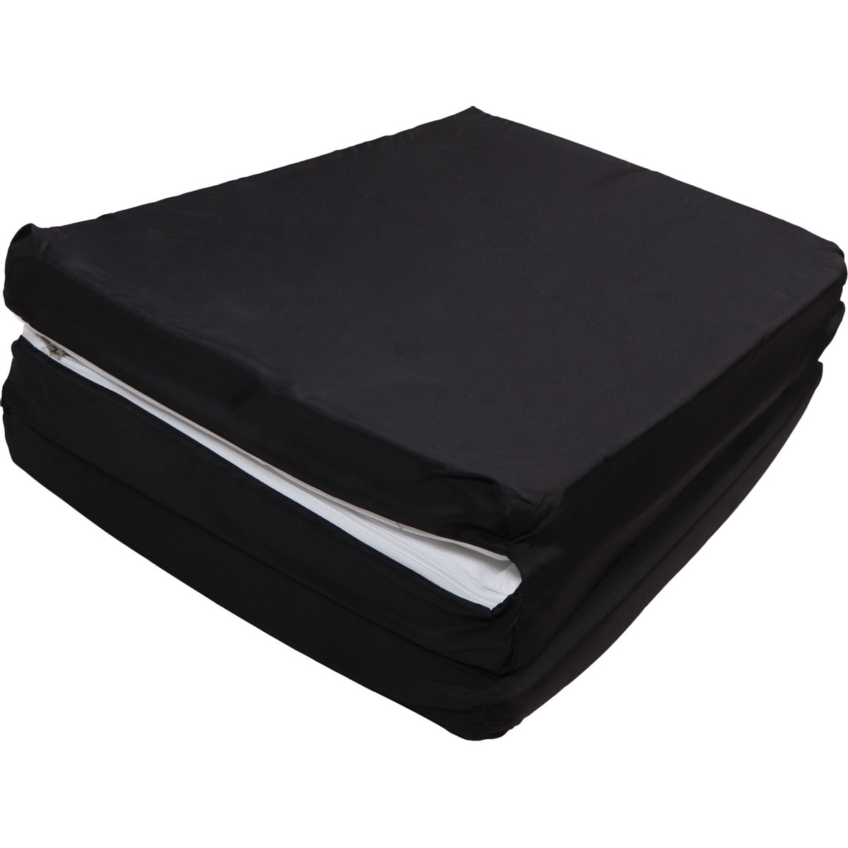 MamaLoes Mara Zwart 60x120 cm Opvouwbaar Matras in Tas