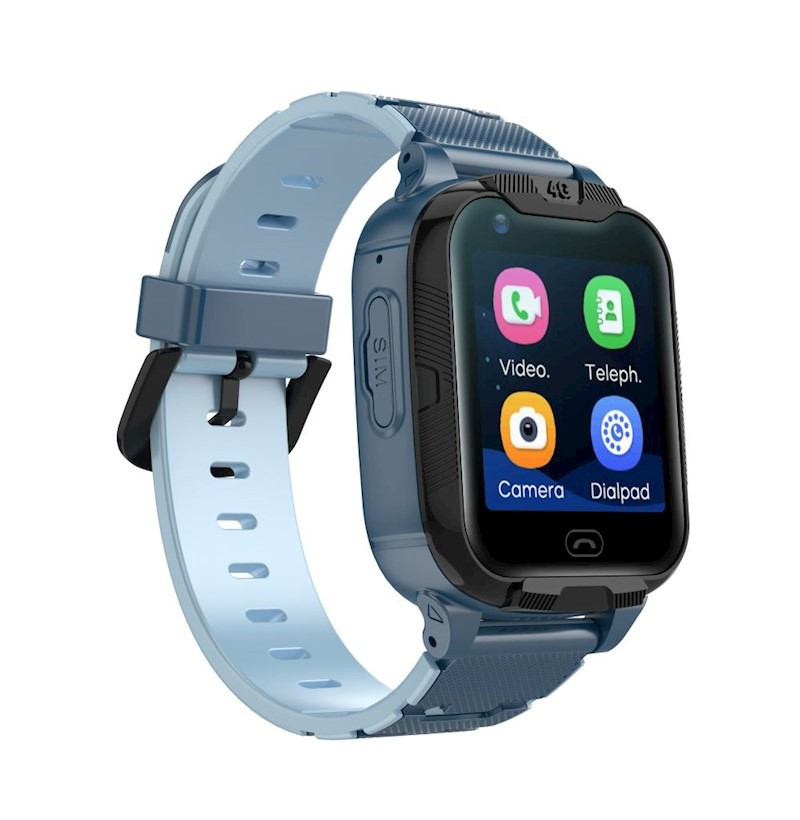 Maxlife Blauw GPS Wifi 4G Kinder Smartwatch