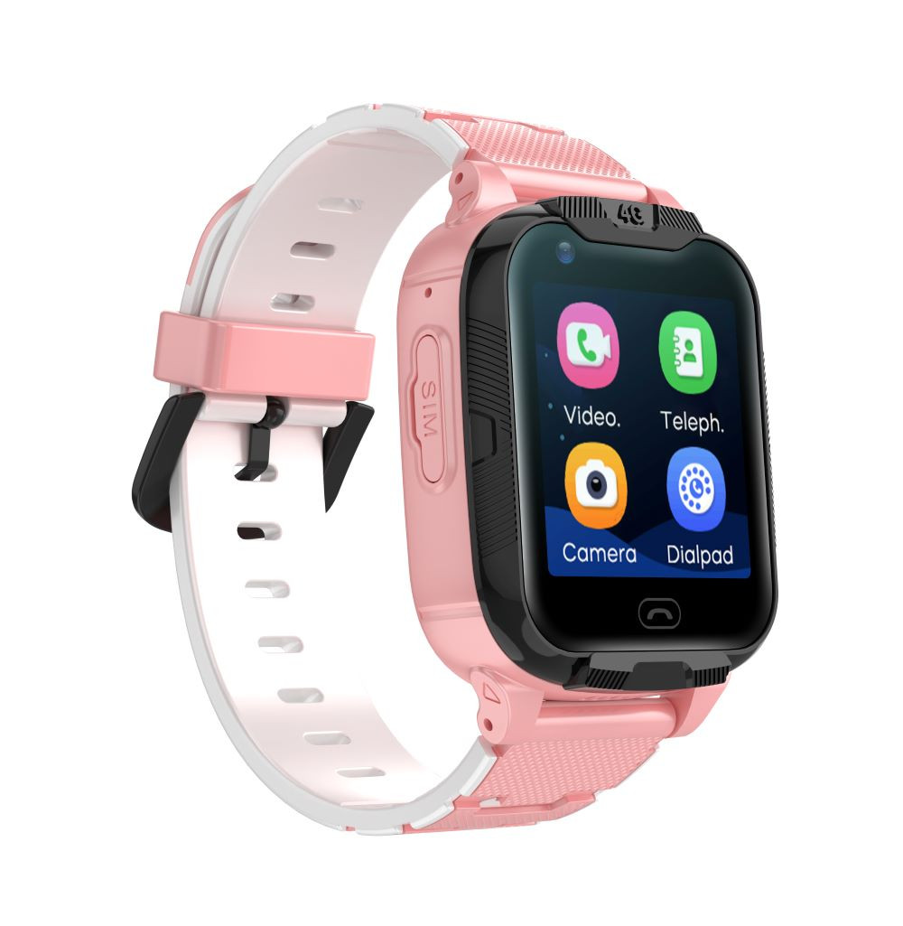 Maxlife Roze GPS Wifi 4G Kinder Smartwatch