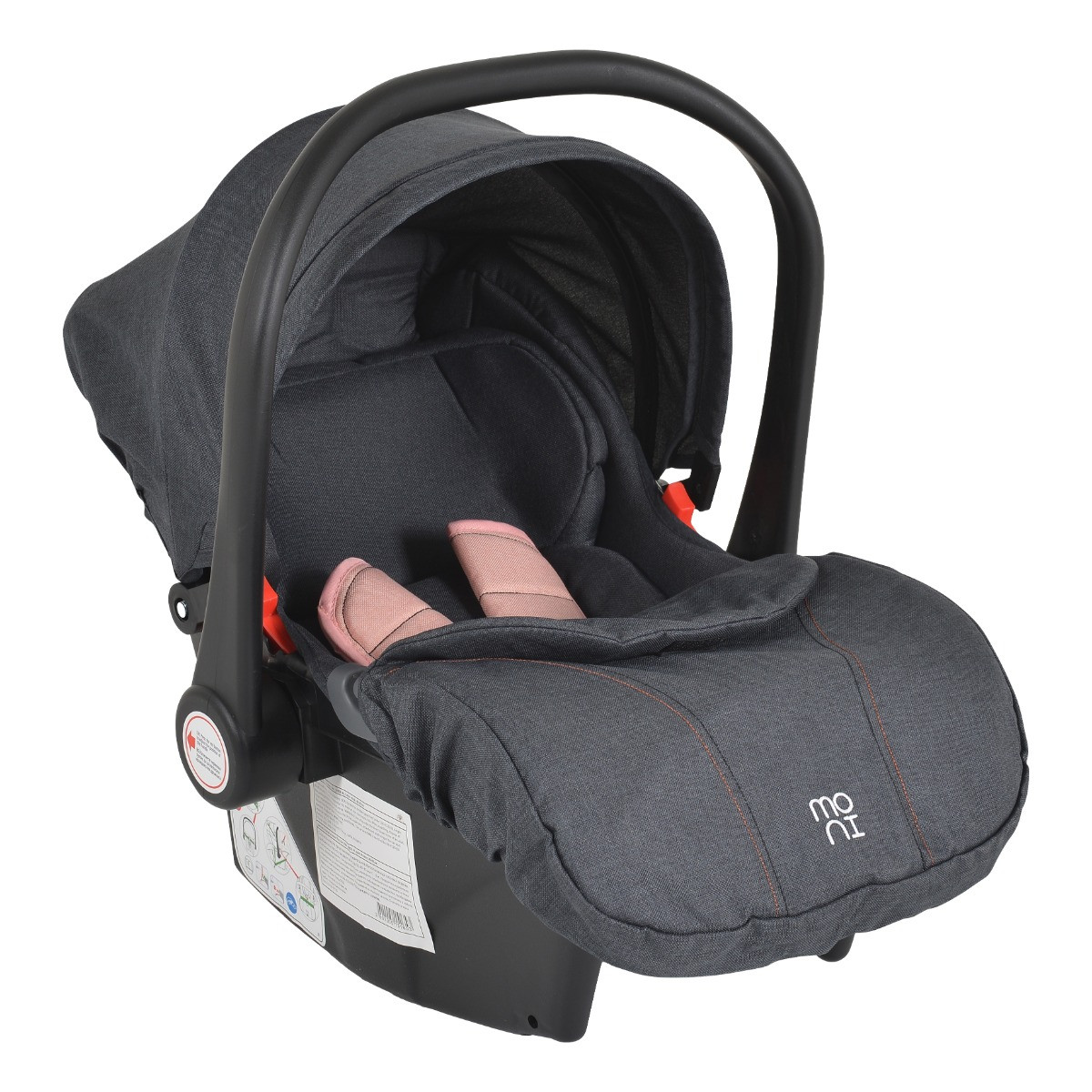 Cangaroo Midas Pink 3-in-1 Combi Kinderwagen incl. Autostoel