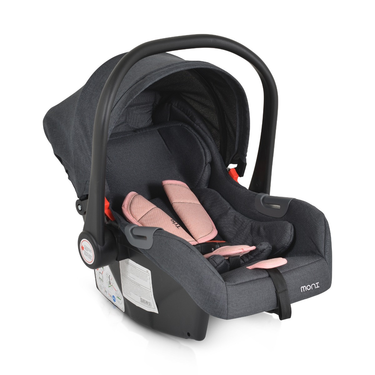 Cangaroo Midas Pink 3-in-1 Combi Kinderwagen incl. Autostoel