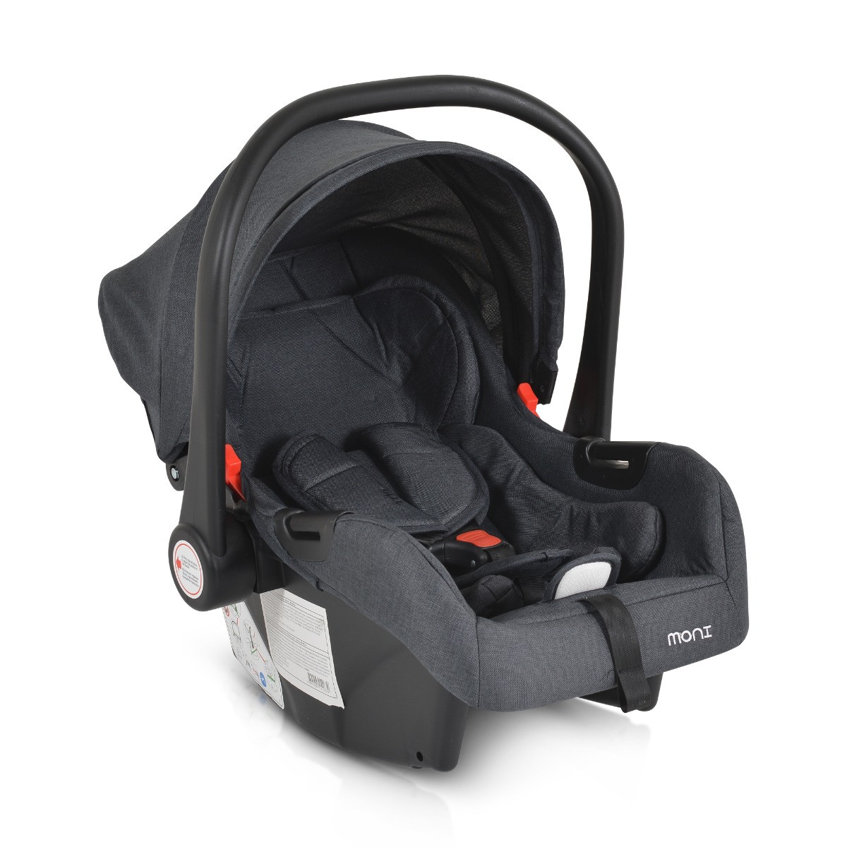 Cangaroo Midas Black 3-in-1 Combi Kinderwagen incl. Autostoel